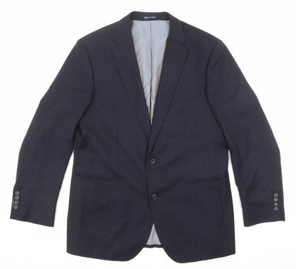 Mens UK Size 42 Samuel Windsor Regular Blue Suit Jacket