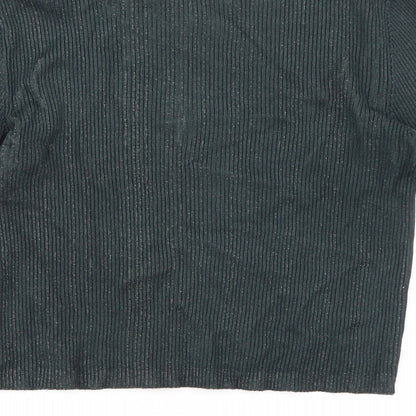 Womens UK Size L Stradivarius Green Pullover Jumper
