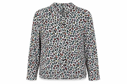 Womens UK Size 8 Divided by H&M Multicoloured Basic Button-Up