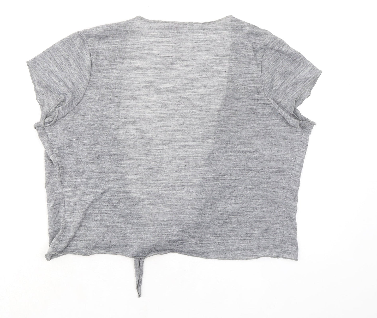 Womens UK Size 16 Per Una Grey Basic Blouse