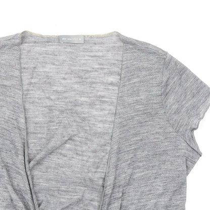 Womens UK Size 16 Per Una Grey Basic Blouse