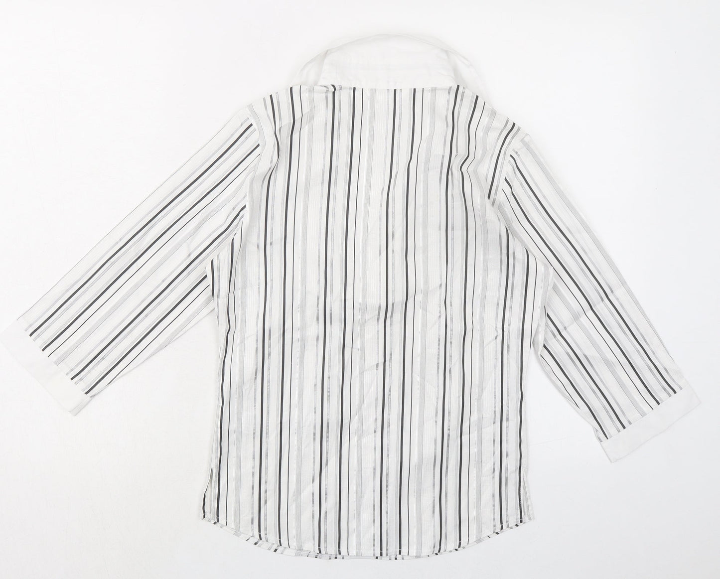 Womens UK Size 6 Marks and Spencer White Basic Blouse