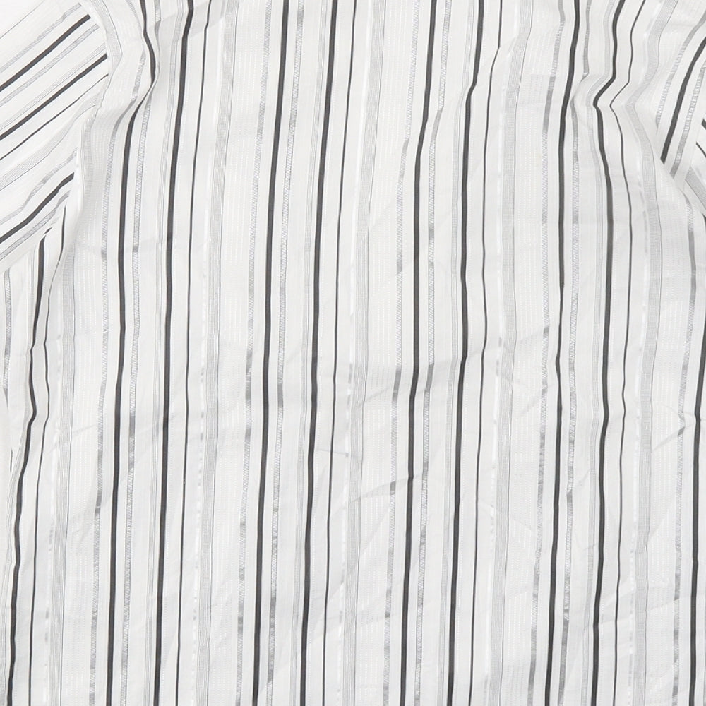 Womens UK Size 6 Marks and Spencer White Basic Blouse