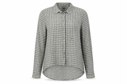 Womens UK Size 8 Topshop Green Basic Button-Up