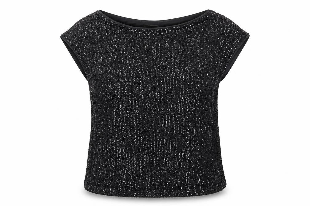 Womens UK Size 14 Lipsy Black Basic Blouse