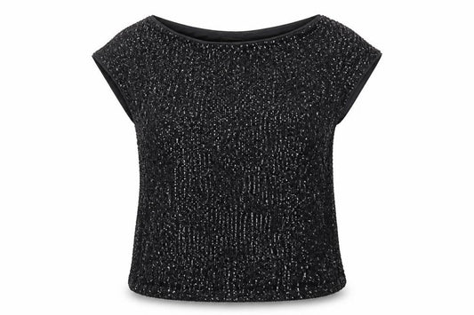 Womens UK Size 14 Lipsy Black Basic Blouse