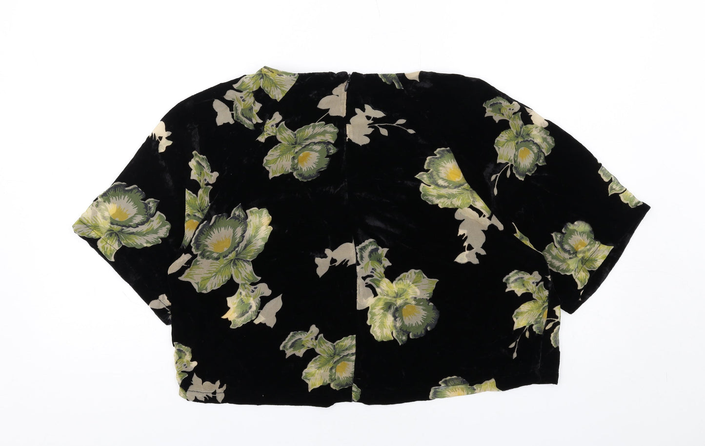 Womens UK Size 10 Topshop Black Basic T-Shirt