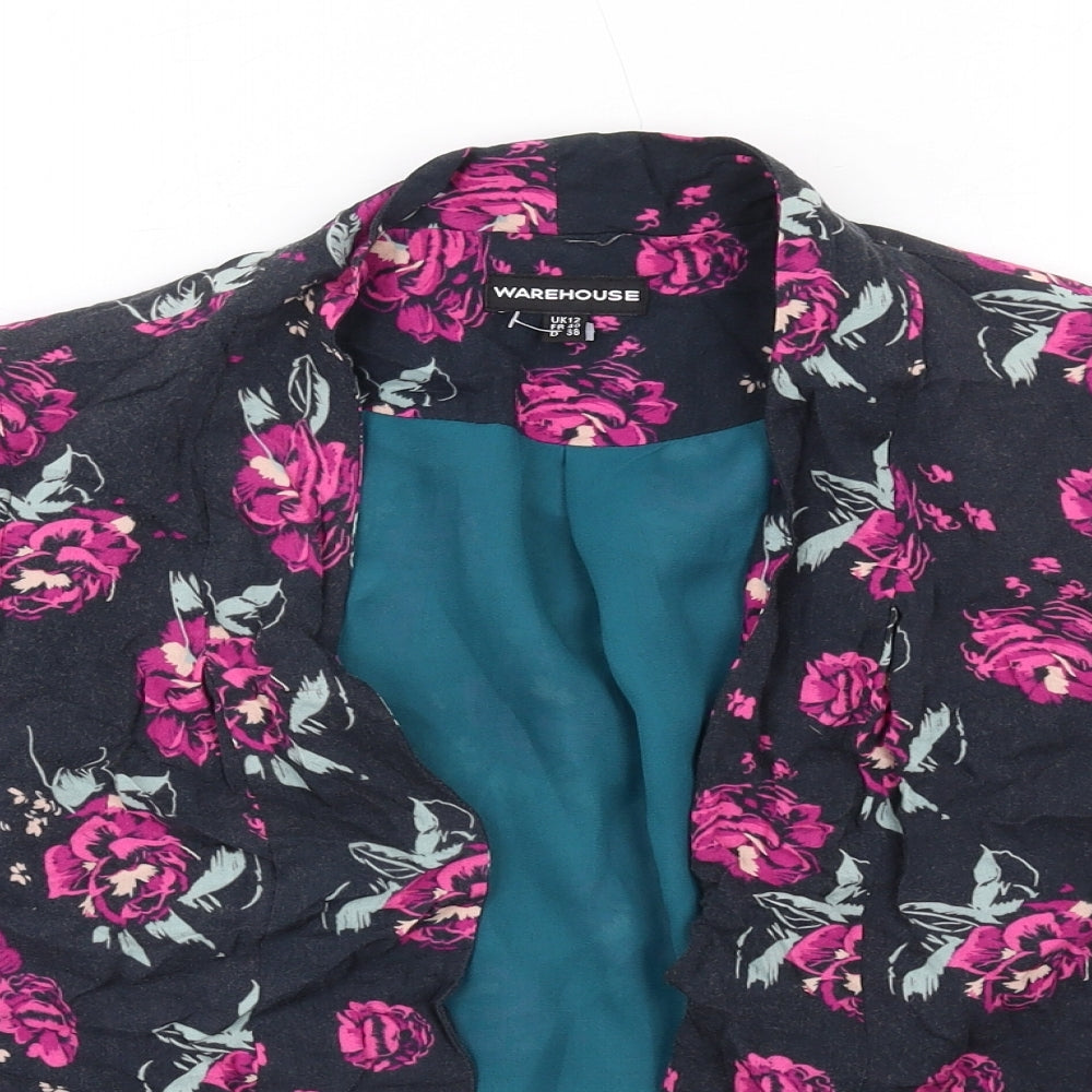 Womens UK Size 12 Warehouse Multicoloured Jacket