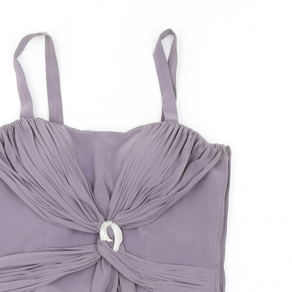 Womens UK Size 14 dusk Purple Camisole Tank