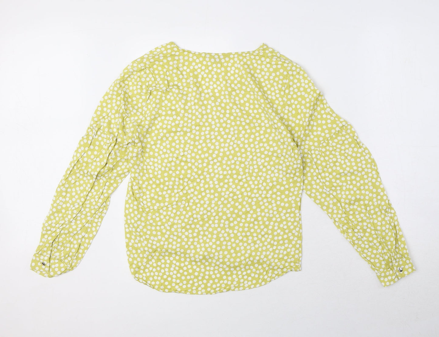 Womens UK Size 6 Comma Green Basic Blouse
