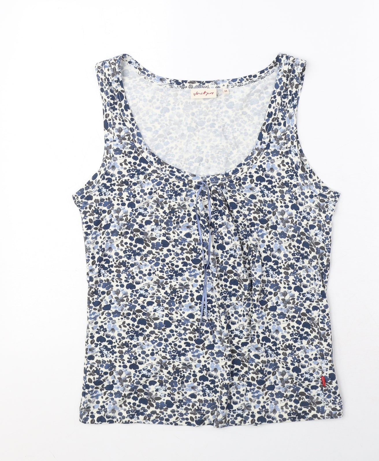 Womens UK Size M Jackpot Blue Basic Tank