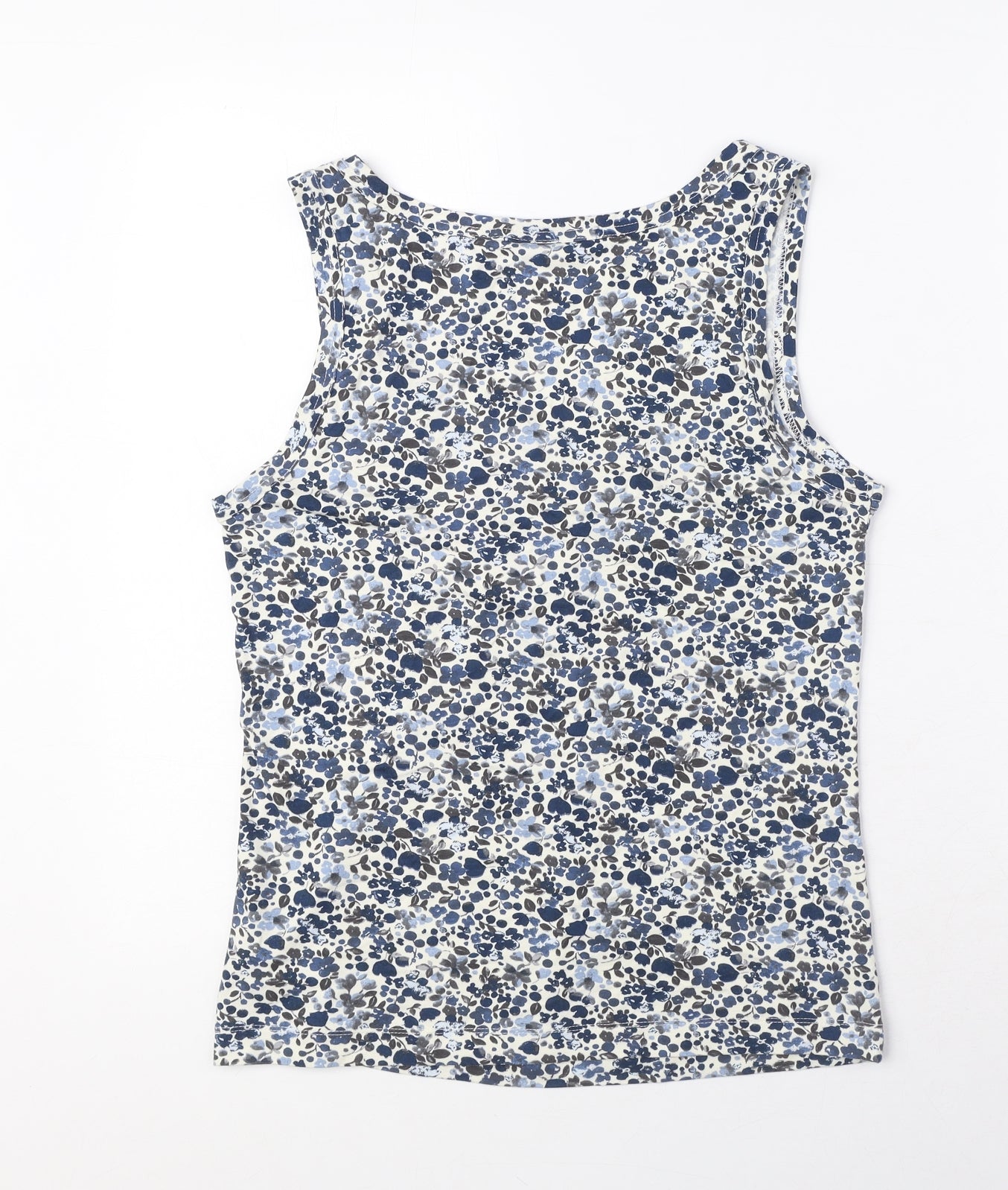 Womens UK Size M Jackpot Blue Basic Tank