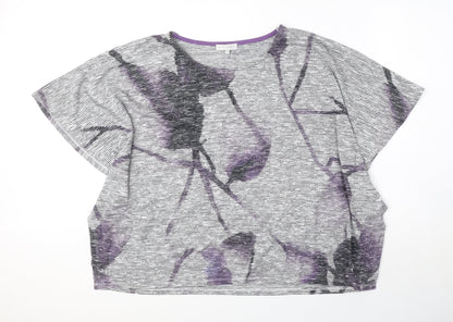 Womens UK Size 12 RJR.John Rocha Grey Jersey Blouse
