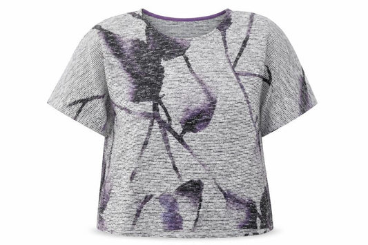 Womens UK Size 12 RJR.John Rocha Grey Jersey Blouse