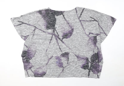 Womens UK Size 12 RJR.John Rocha Grey Jersey Blouse