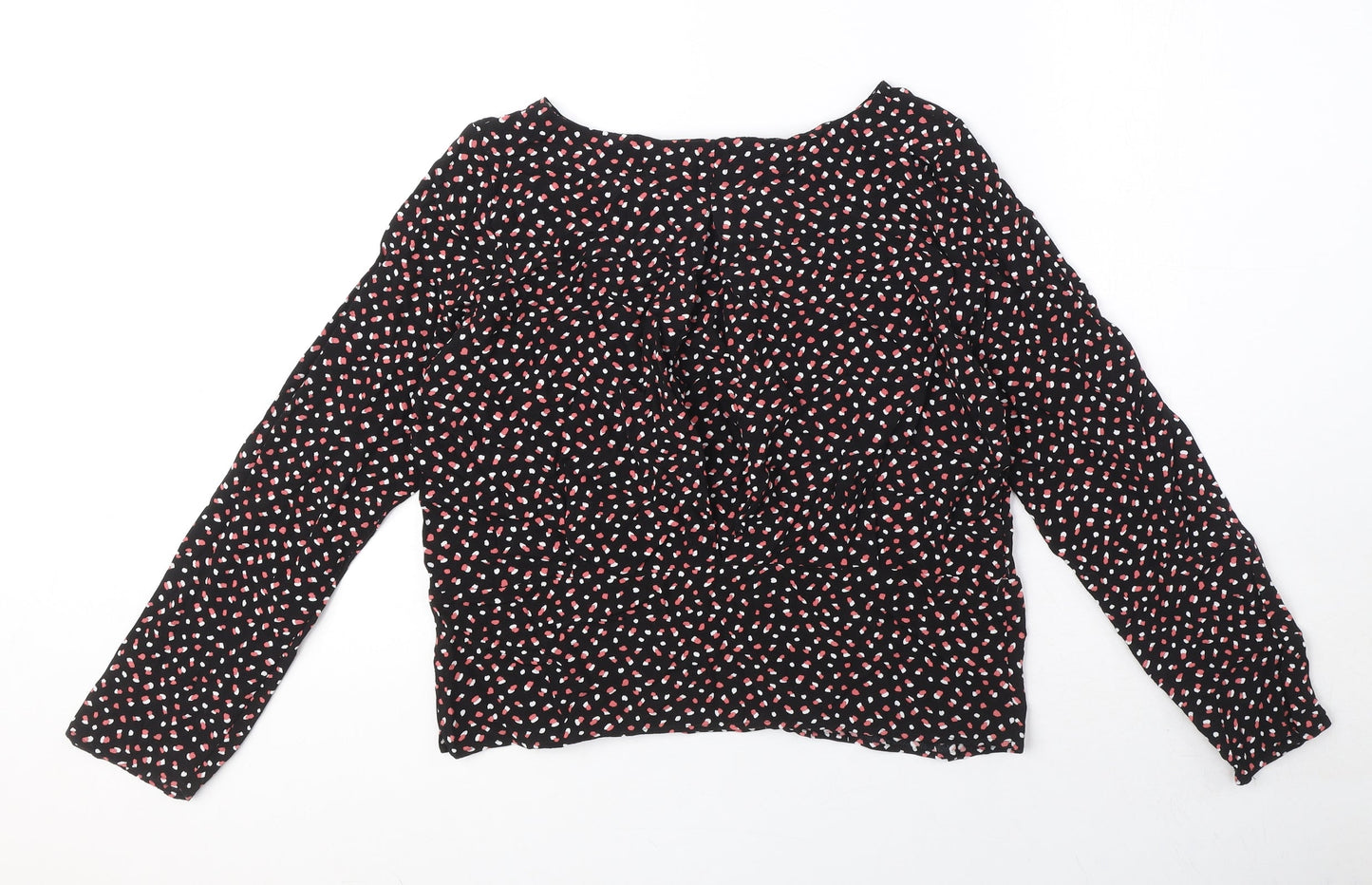 Womens UK Size 12 Marks and Spencer Black Basic Blouse
