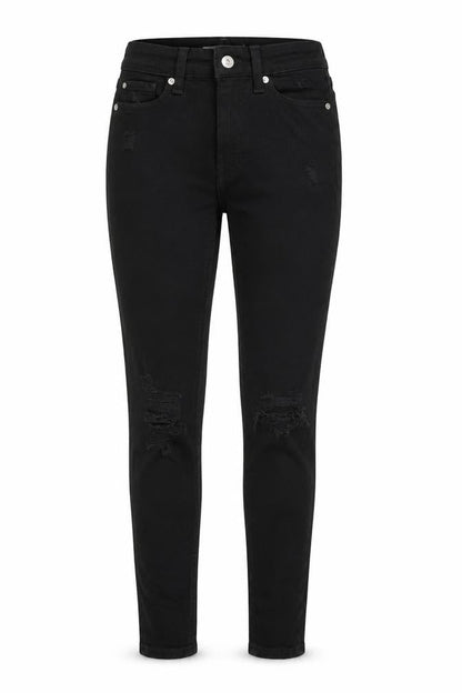 Womens UK Size 6 Denim & Co. Regular Fit Skinny Black Jeans