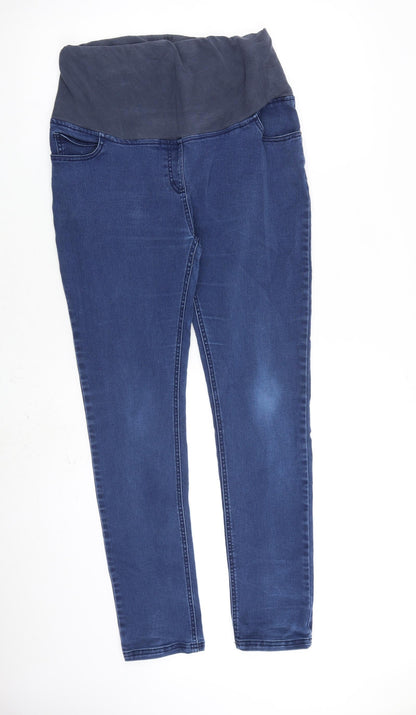 Womens UK Size M JoJo Maman Bébé Regular Fit Skinny Blue Jeans