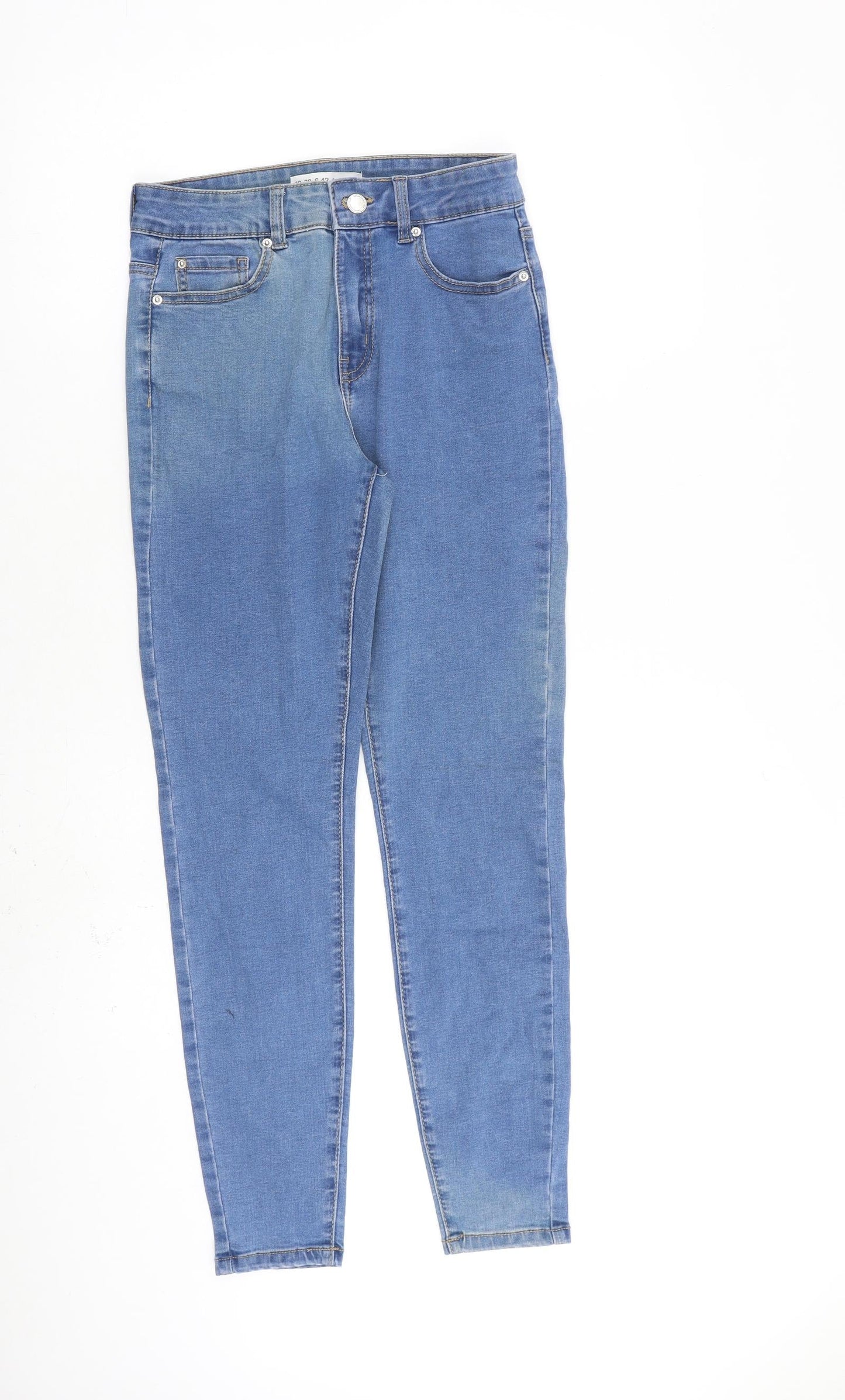 Womens UK Size 10 Marks and Spencer Regular Fit Skinny Blue Jeans