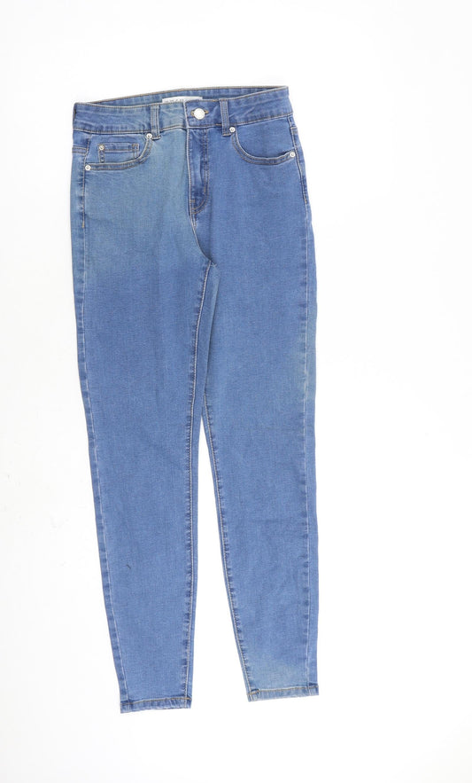Womens UK Size 10 Marks and Spencer Regular Fit Skinny Blue Jeans