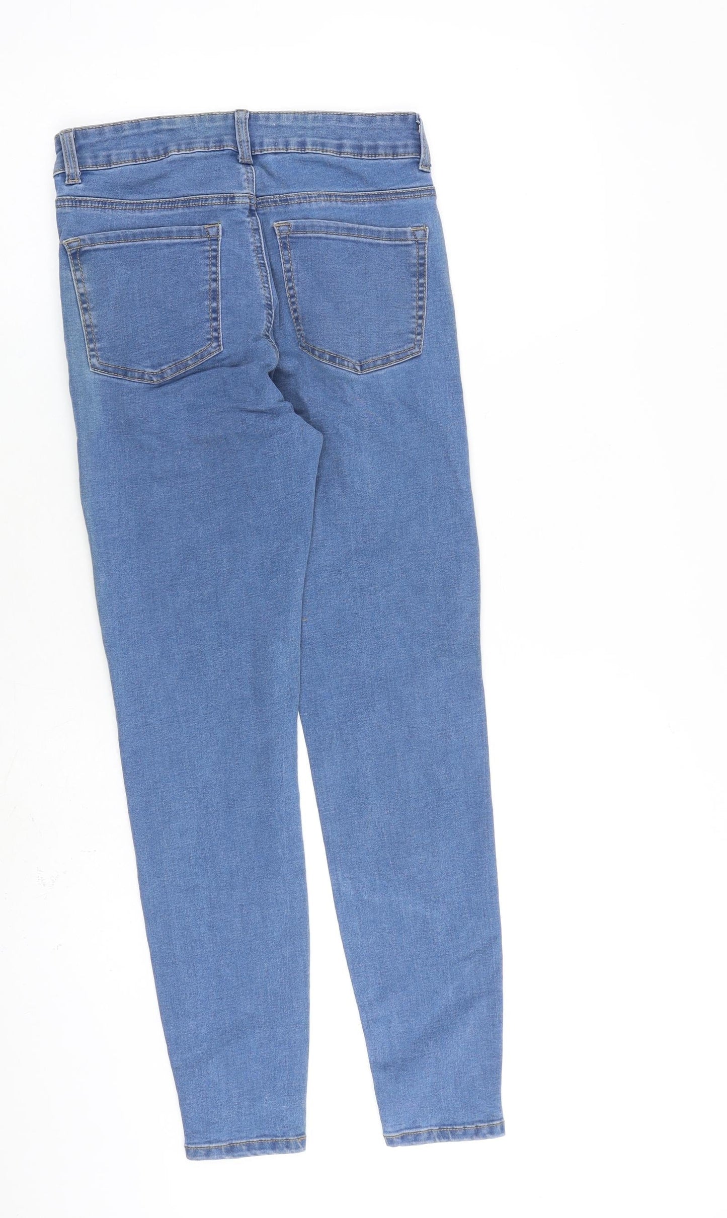 Womens UK Size 10 Marks and Spencer Regular Fit Skinny Blue Jeans