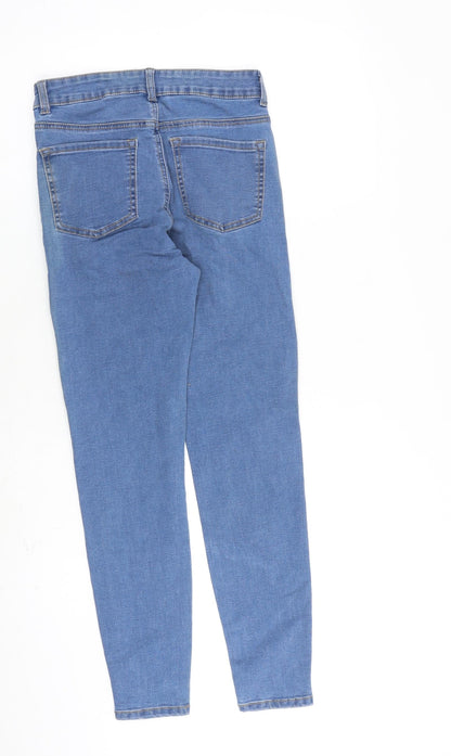 Womens UK Size 10 Marks and Spencer Regular Fit Skinny Blue Jeans