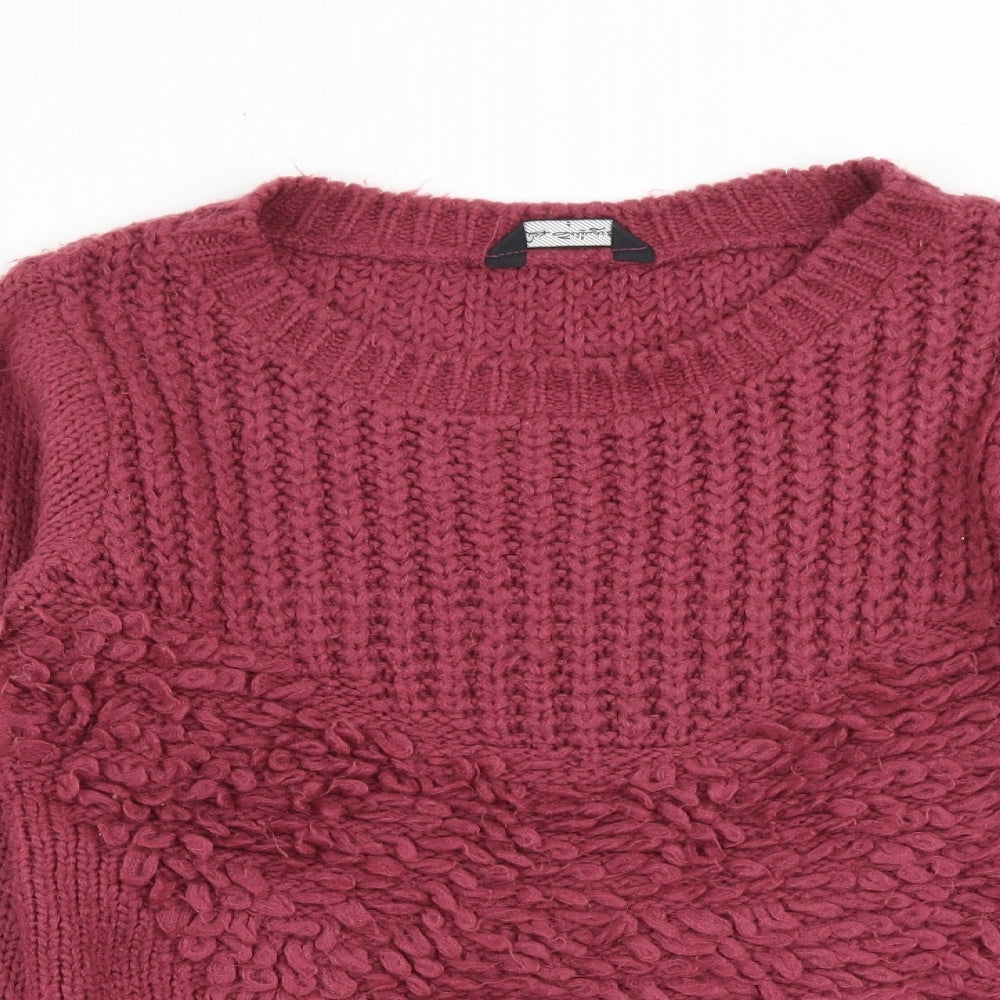 Womens UK Size 6 Miss Selfridge Pink Pullover Jumper