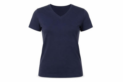 Urban Heritage Womens Blue Cotton Basic Tank Size S V-Neck
