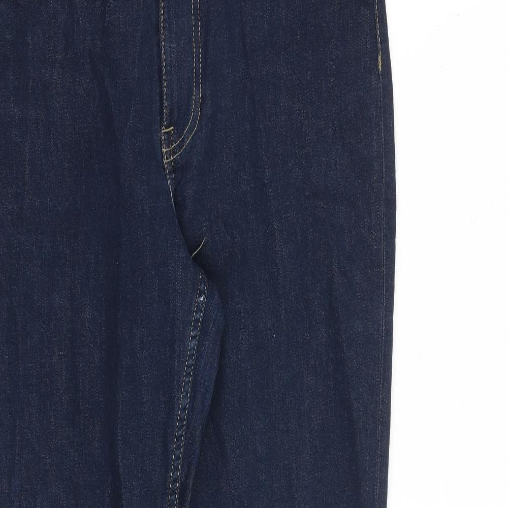 Womens UK Size 12 H&M Regular Fit Skinny Blue Jeans