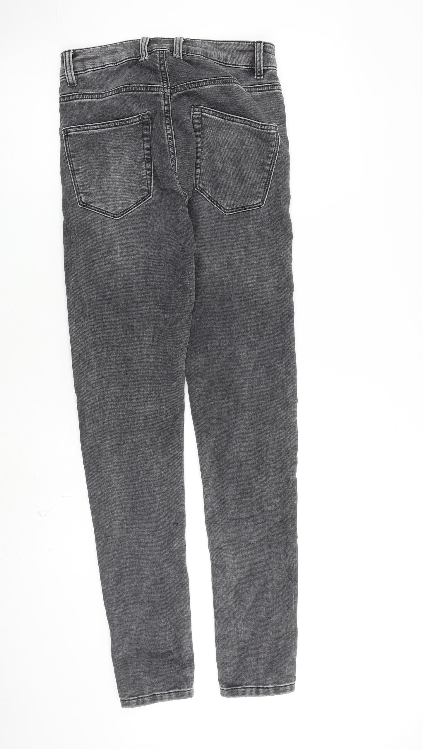 Mens UK Size 28 in NEXT Slim Fit Skinny Grey Jeans