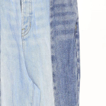 Womens UK Size 28 in PacSun Regular Fit Straight Blue Jeans