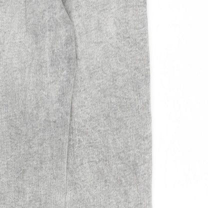 Denim & Co. Womens Grey Cotton Skinny Jeans Size 10 L28 in Regular Zip