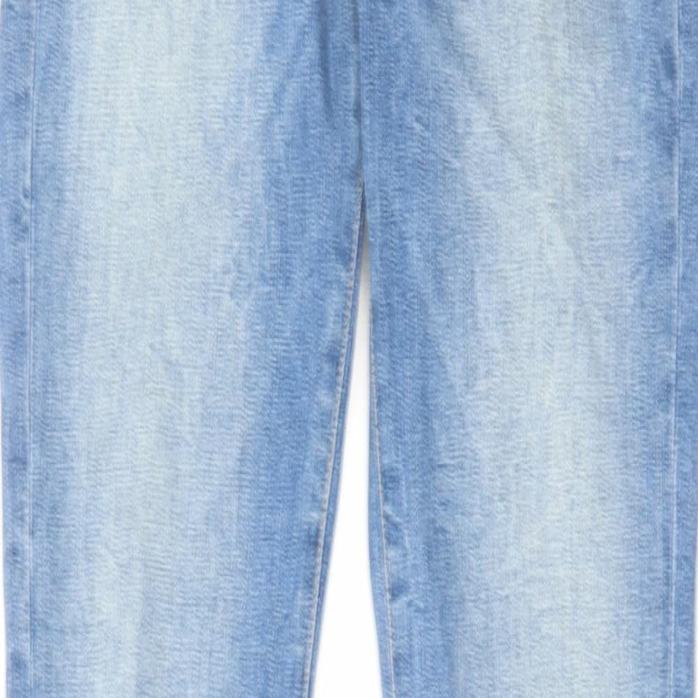 Womens UK Size 28 in H&M Regular Fit Skinny Blue Jeans
