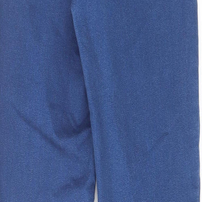 Miss Selfridge Womens Blue Cotton Skinny Jeans Size 10 L30 in Regular Zip