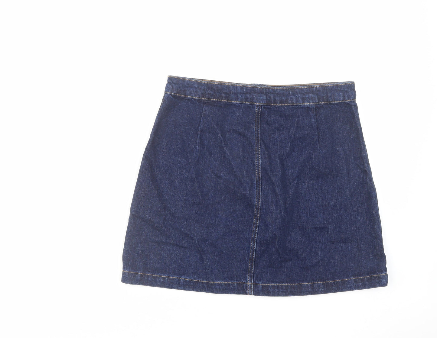 Womens UK Size 28 in Topshop Mini Denim Skirt
