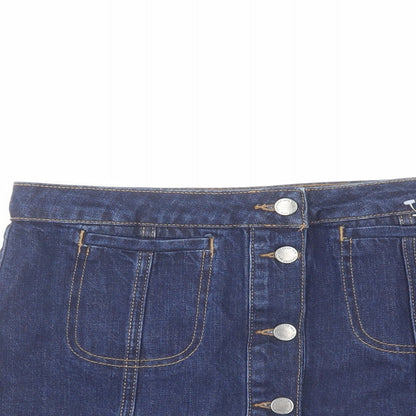 Womens UK Size 28 in Topshop Mini Denim Skirt