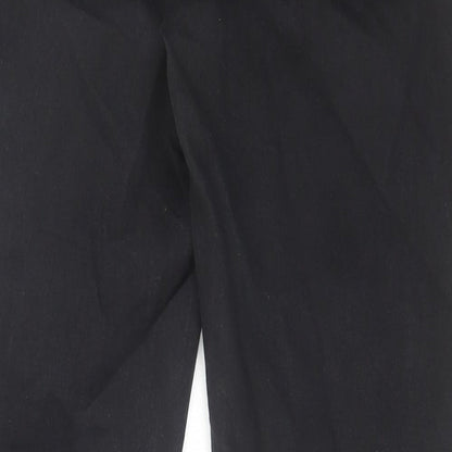 H&M Mens Black Cotton Straight Jeans Size 32 in L29 in Regular Zip
