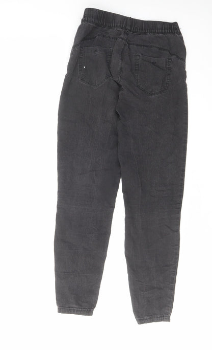 Denim & Co. Womens Grey Cotton Skinny Jeans Size 8 L26 in Regular