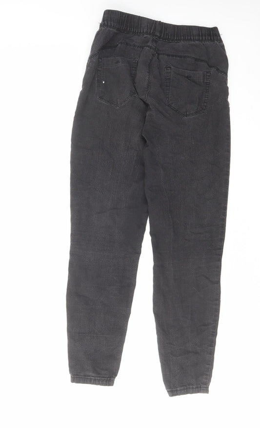 Denim & Co. Womens Grey Cotton Skinny Jeans Size 8 L26 in Regular