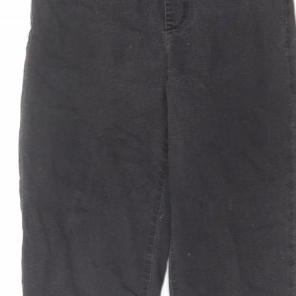 Denim & Co. Womens Grey Cotton Skinny Jeans Size 8 L26 in Regular