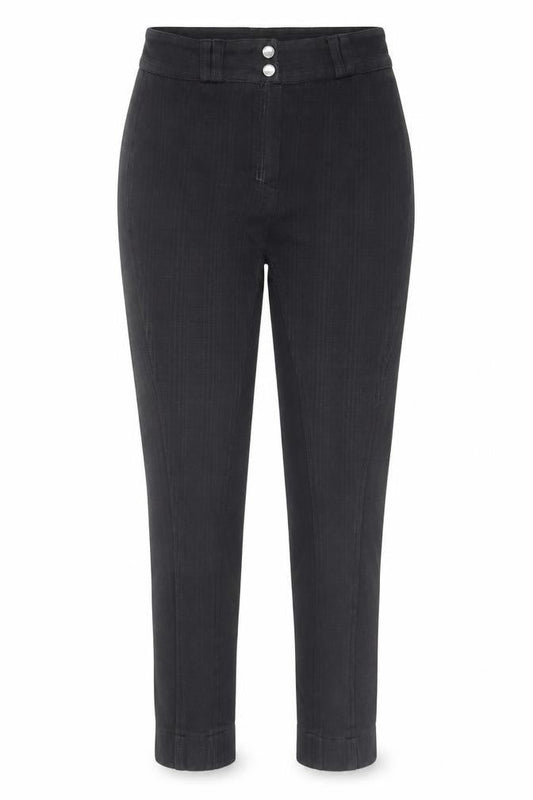 Womens UK Size 26 in Harry Hall Regular Fit  Black Trousers