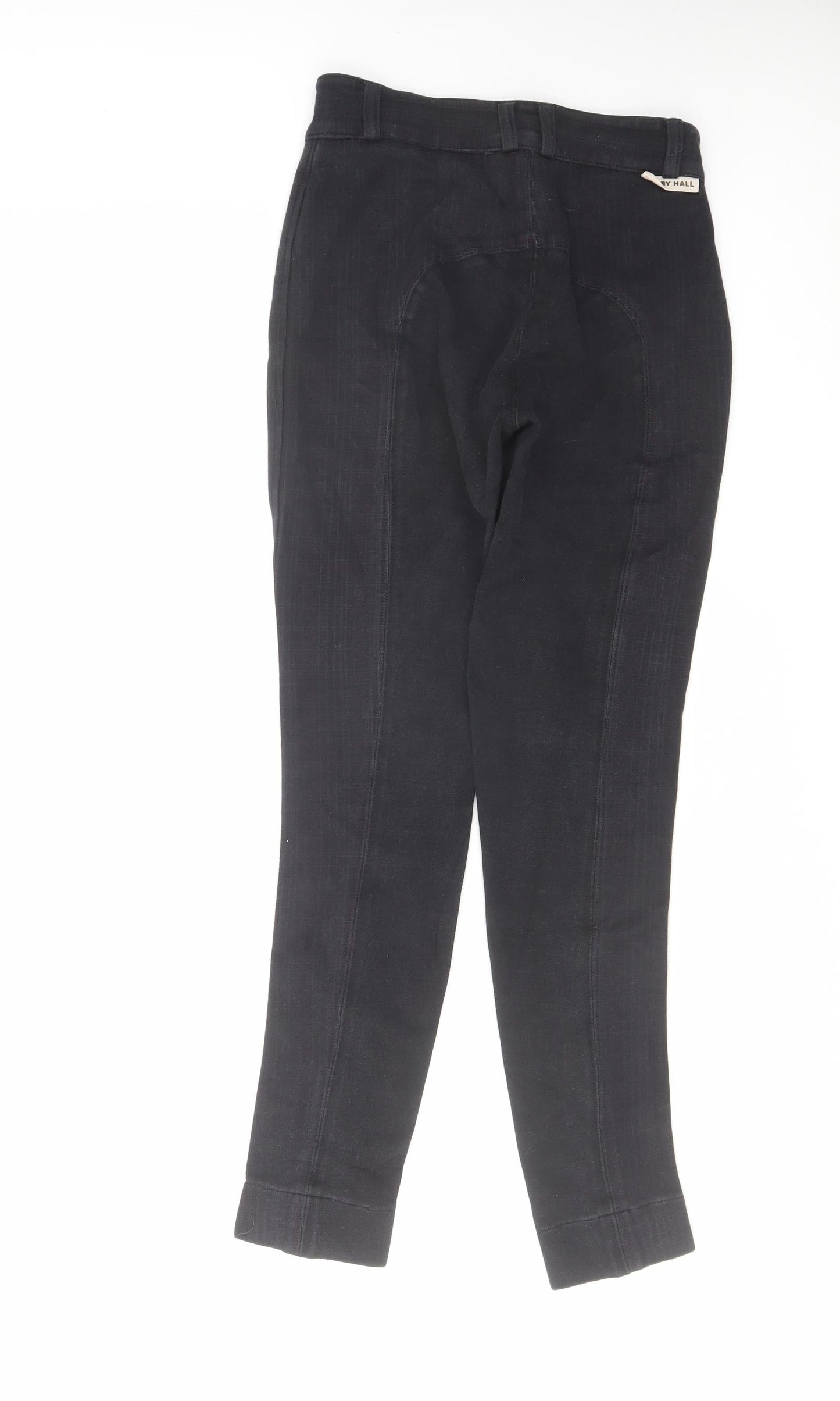 Womens UK Size 26 in Harry Hall Regular Fit  Black Trousers