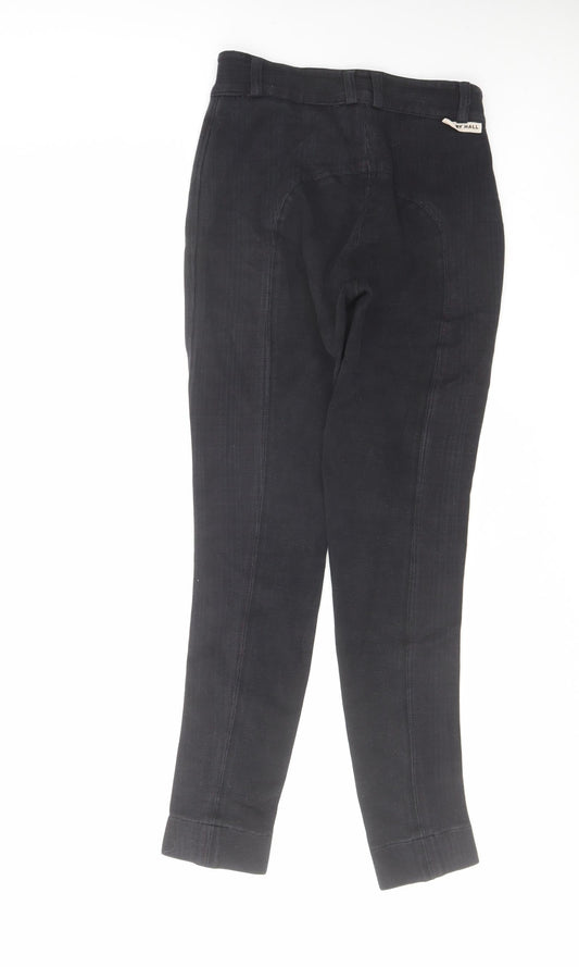 Womens UK Size 26 in Harry Hall Regular Fit  Black Trousers