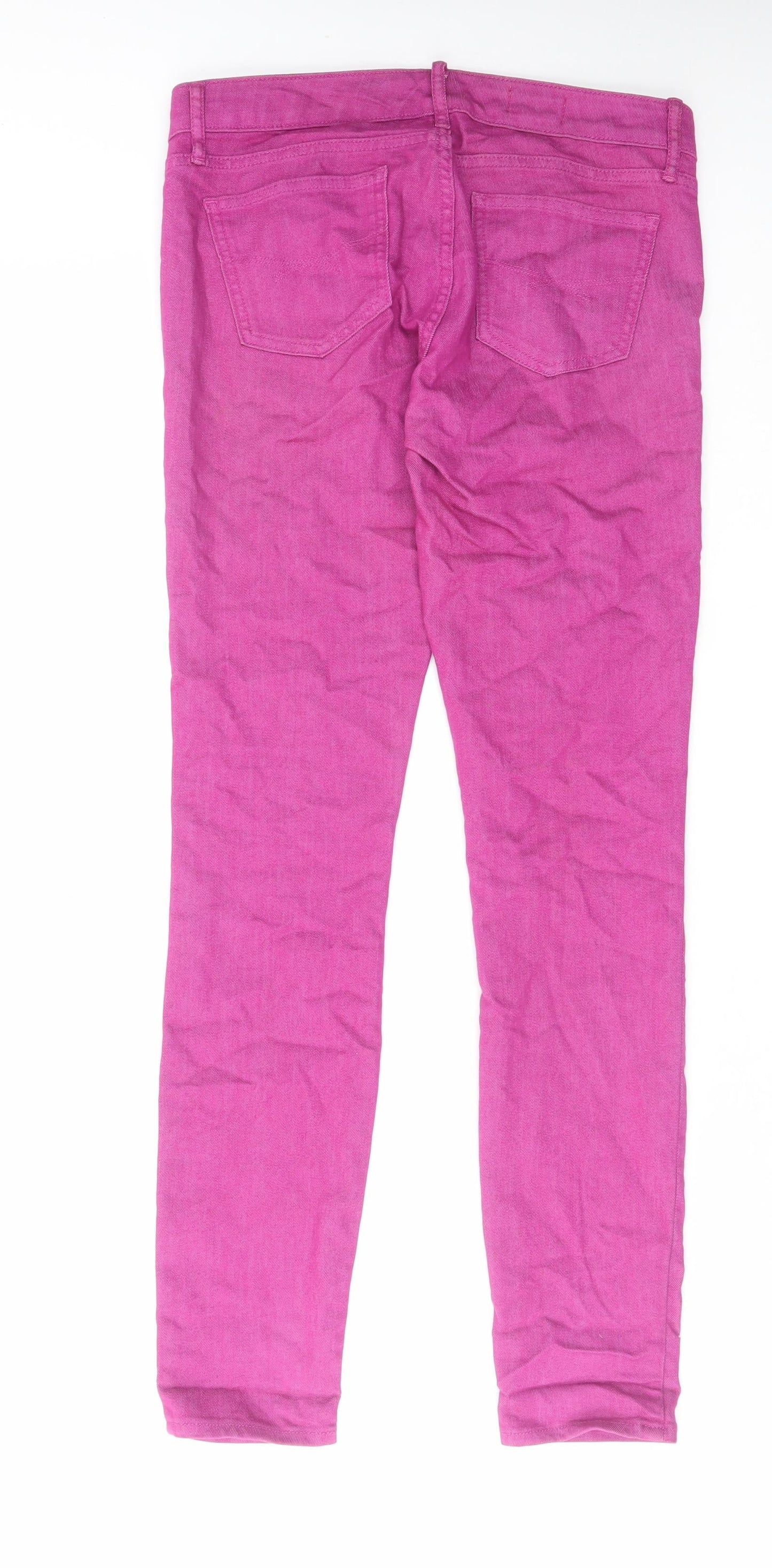 Gap Womens Pink Cotton Skinny Jeans Size 28 in L32 in Regular Zip