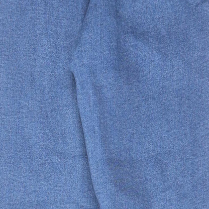 Denim & Co. Womens Blue Cotton Skinny Jeans Size 12 L24 in Regular Zip