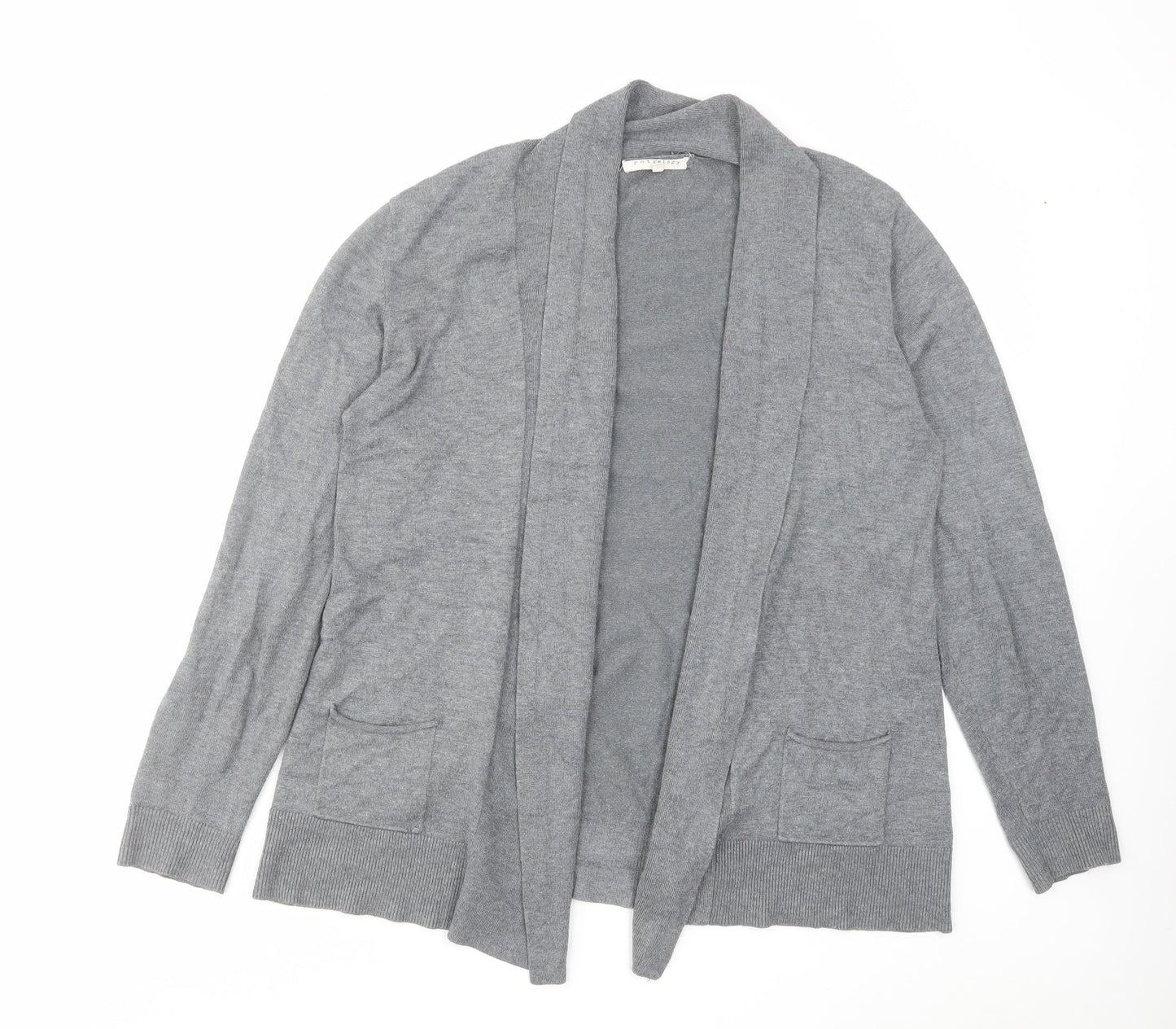 Womens UK Size XL Retrology Grey Cardigan Jumper