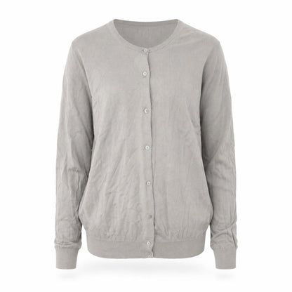 Mens UK Size L Uniqlo Grey Cardigan Jumper