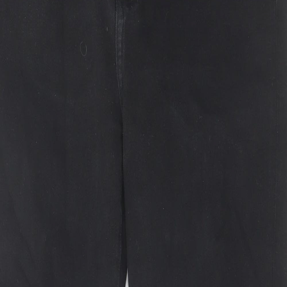 Uniqlo Womens Black Cotton Skinny Jeans Size 29 in L28 in Regular Zip