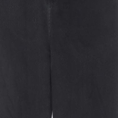 Uniqlo Womens Black Cotton Skinny Jeans Size 29 in L28 in Regular Zip