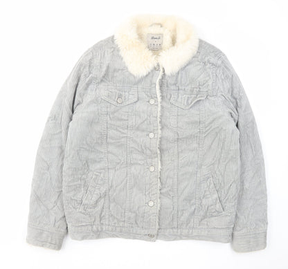 Womens UK Size 12 Denim & Co. Grey Jacket